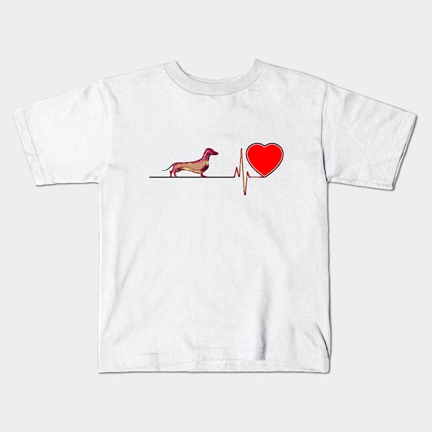 i love dachshunds Kids T-Shirt by UMF - Fwo Faces Frog